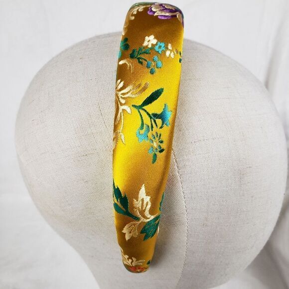 Satin Embroidered Headband - Picture 1 of 3
